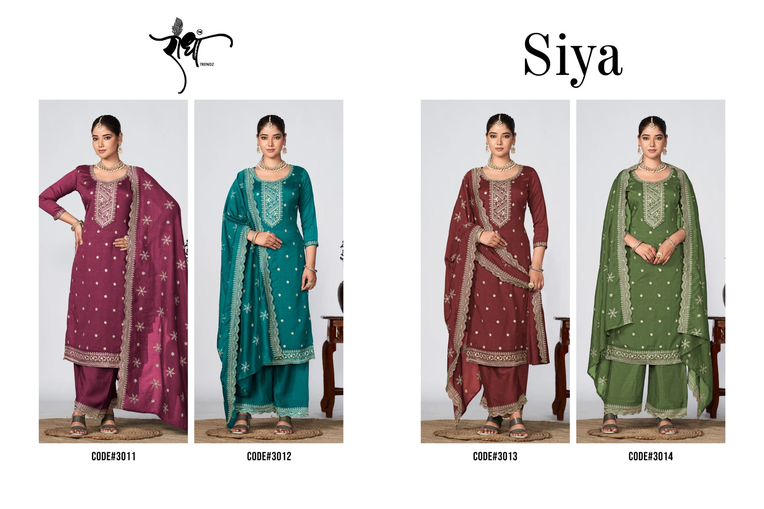 Radha Trendz Siya Pure Vichitra Wholesale Designer Salwar Suit Catalog — Wholesale Salwar Suits, MPA wholesale from Surat — view 5